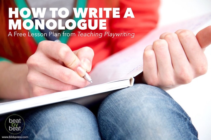 how to write a monologue essay
